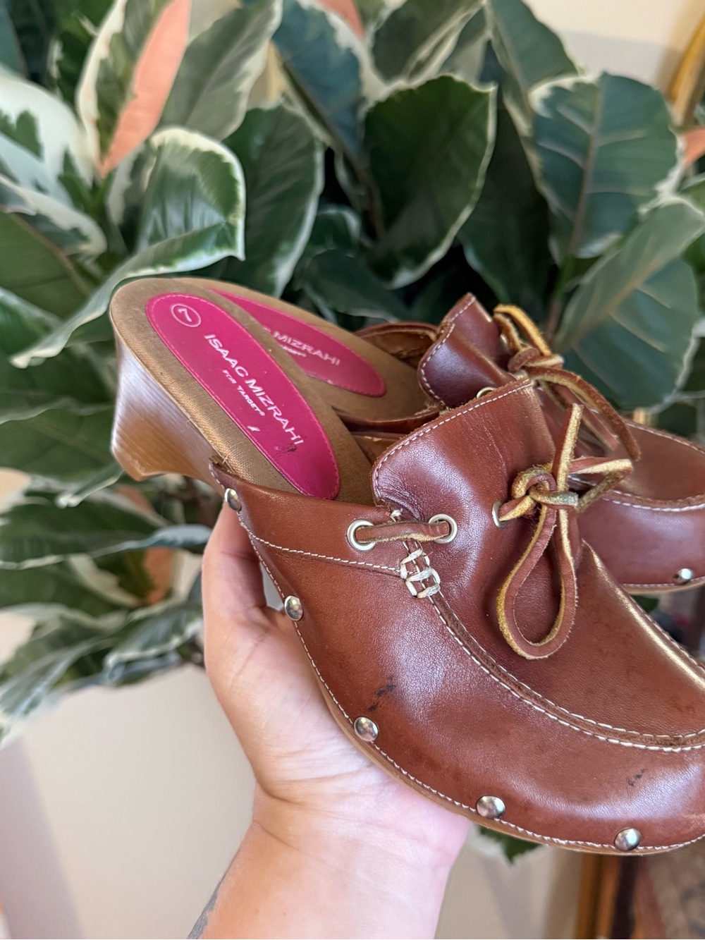 Isaac Mizrahi x target Y2K boat shoe heels